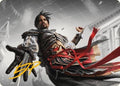 Image for Ezio Auditore da Firenze Art Card (Gold-Stamped Signature) (13) (Universes Beyond: Assassin's Creed) - Magic: The Gathering