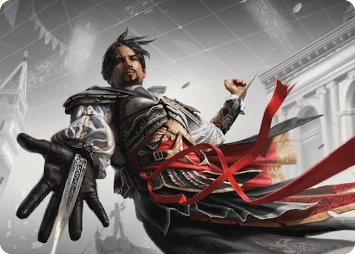 Image for Ezio Auditore da Firenze Art Card (13) (Universes Beyond: Assassin's Creed) - Magic: The Gathering