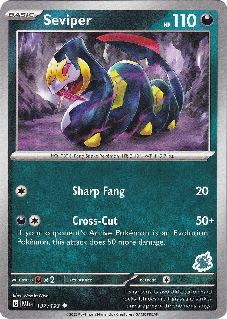 Image for Seviper - Darkrai Deck (137/193) (BA24) - Pokemon
