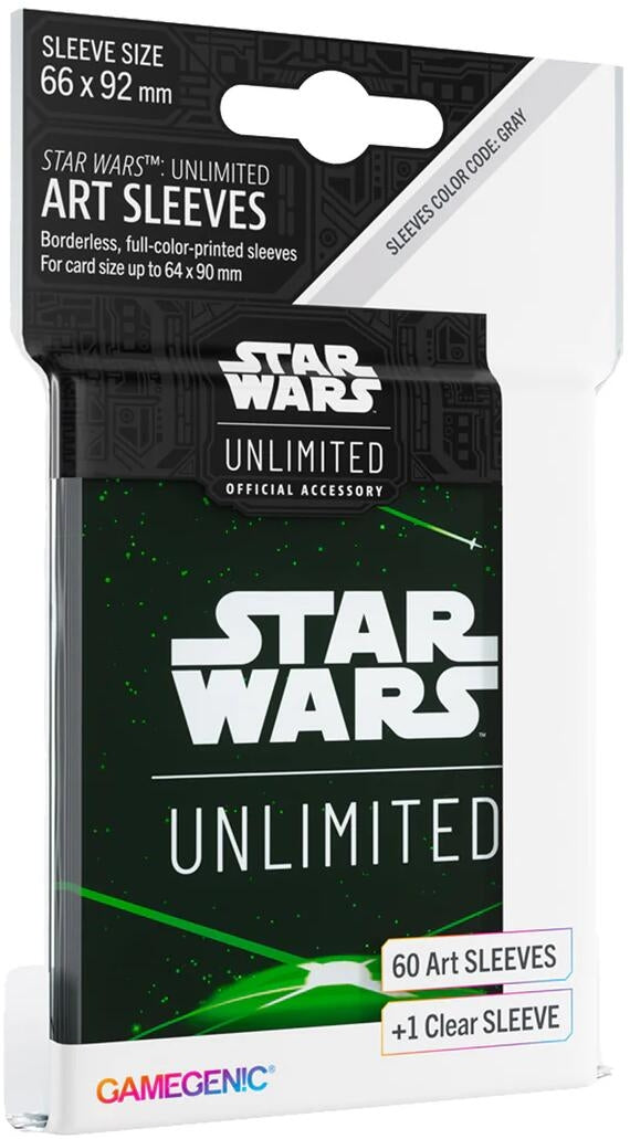 Image for Star Wars: Unlimited Art Sleeves - Card Back Green - Card Sleeves