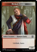 Image for Human Cleric // Plot Double-Sided Token (1 // 20) (Outlaws of Thunder Junction: Breaking News) - Magic: The Gathering