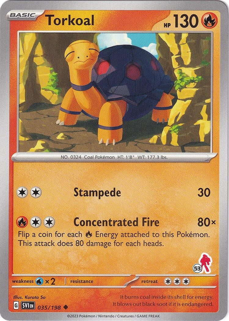 Image for Torkoal - Armarouge 53 (035/198) (BA24) - Pokemon