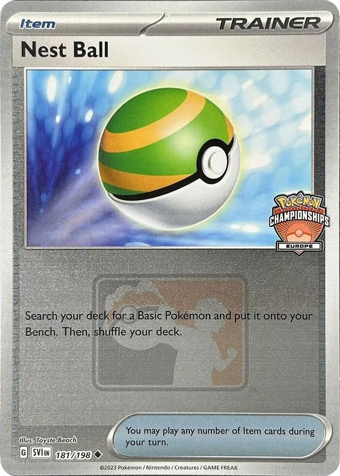 Image for Nest Ball - 181/198 (Europe Championships) (181/198) (PR) - Pokemon