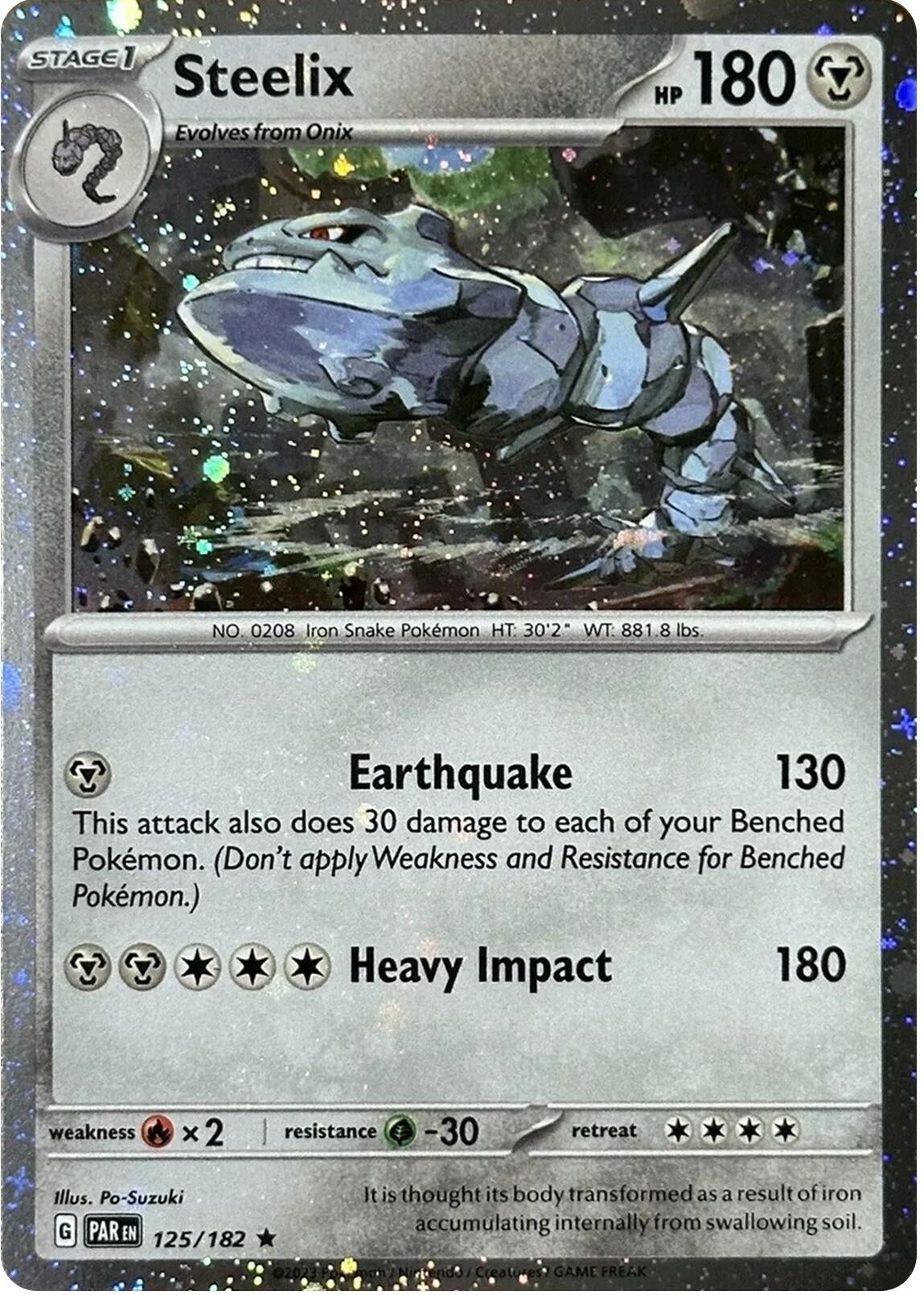 Image for Steelix - 125/182 (Cosmos Holo) (125/182) (MCAP) - Pokemon