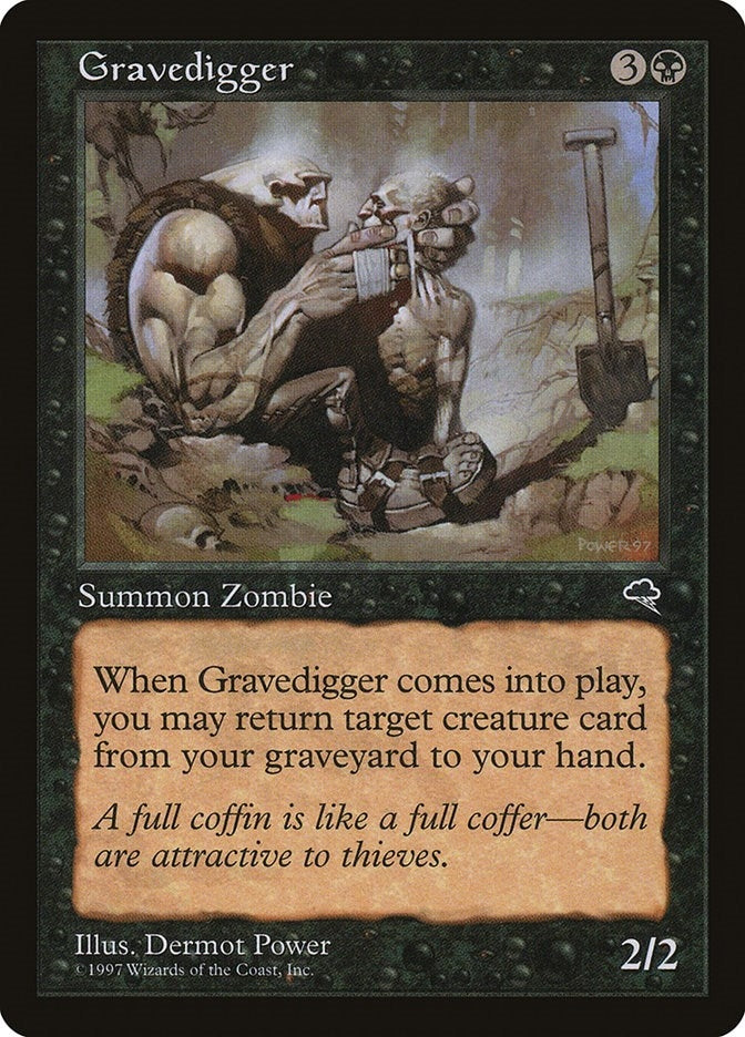 Image for Gravedigger (137) (Tempest) - Magic: The Gathering