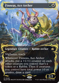 Image for Finneas, Ace Archer (Borderless) (Raised Foil) (348) (Bloomburrow) - Magic: The Gathering