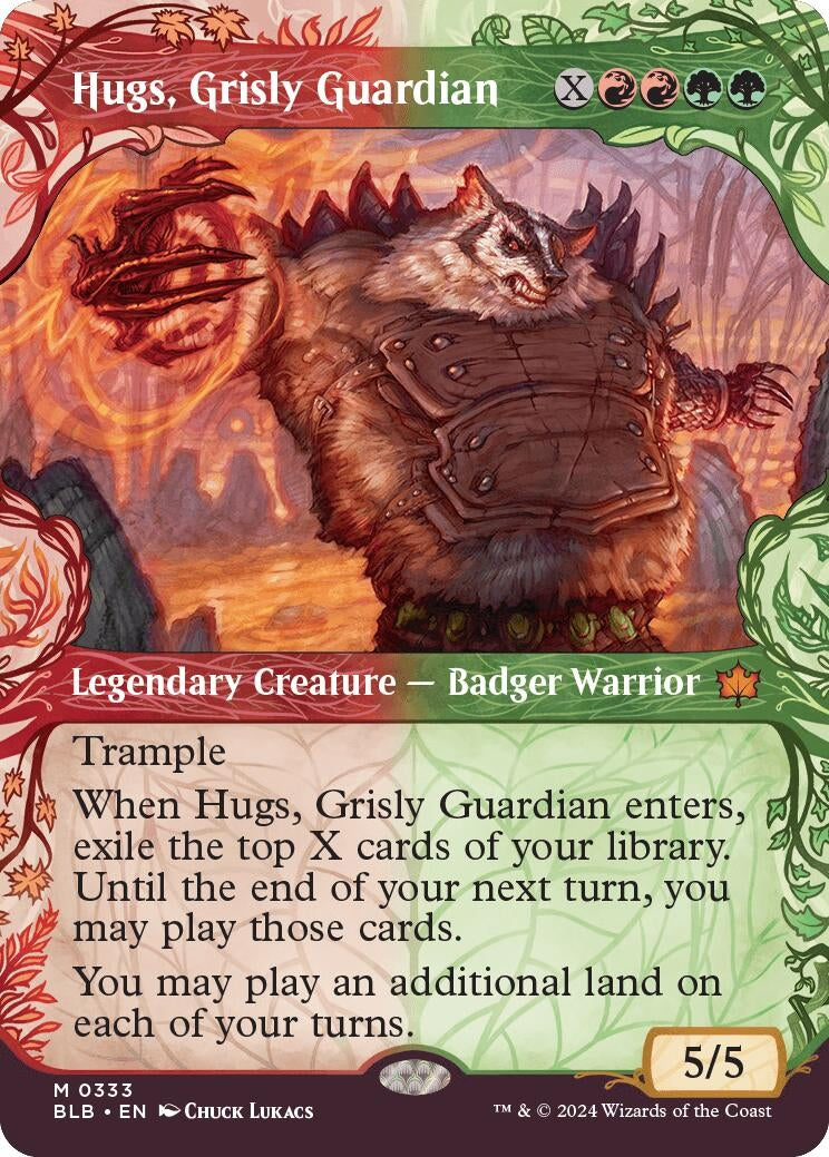 Image for Hugs, Grisly Guardian (Showcase) (333) (Bloomburrow) - Magic: The Gathering
