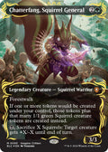 Image for Chatterfang, Squirrel General (Borderless) (Raised Foil) (95) (Bloomburrow) - Magic: The Gathering