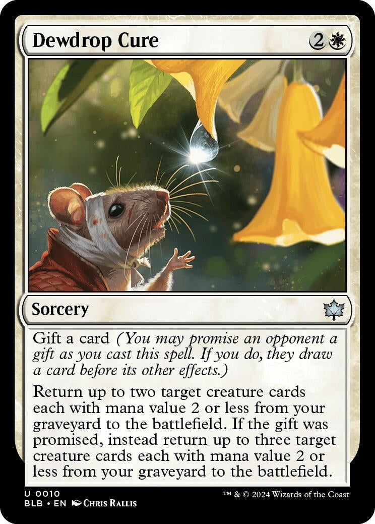 Image for Dewdrop Cure (10) (Bloomburrow) - Magic: The Gathering