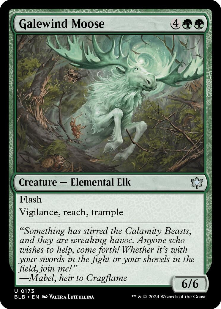 Image for Galewind Moose (173) (Bloomburrow) - Magic: The Gathering