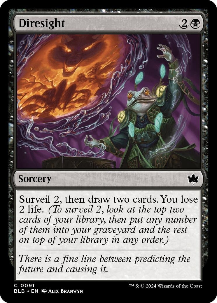 Image for Diresight (91) (Bloomburrow) - Magic: The Gathering