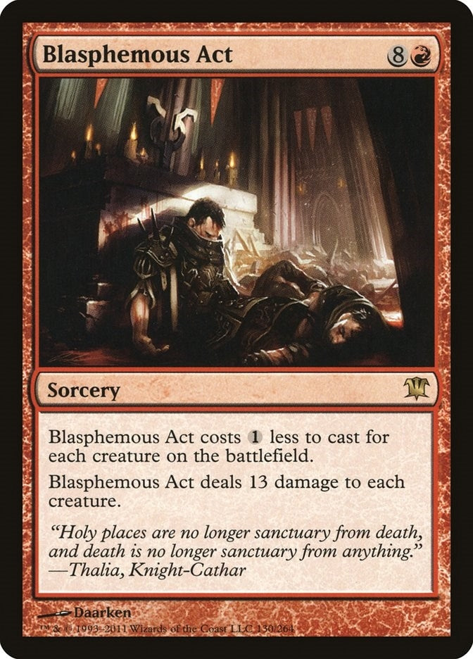 Image for Blasphemous Act (130) (Innistrad) - Magic: The Gathering