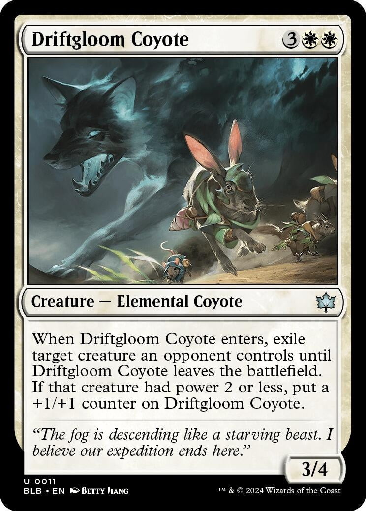 Image for Driftgloom Coyote (11) (Bloomburrow) - Magic: The Gathering