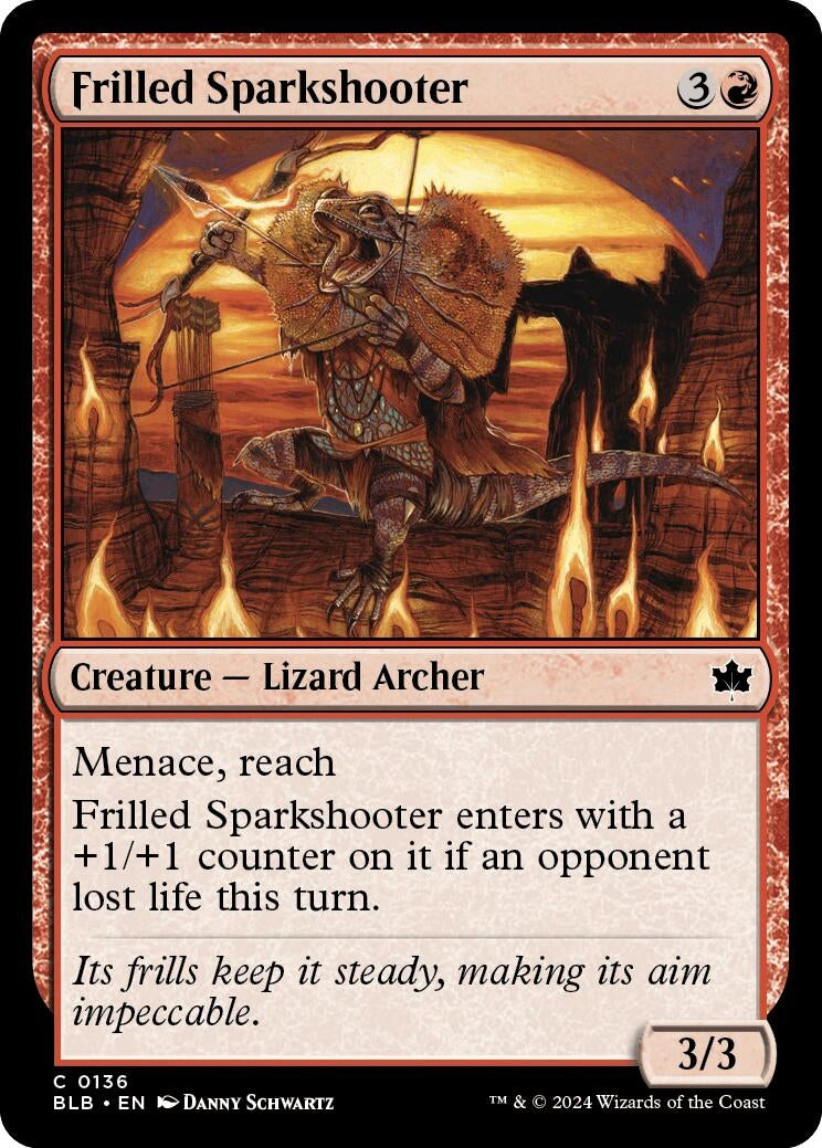 Image for Frilled Sparkshooter (136) (Bloomburrow) - Magic: The Gathering