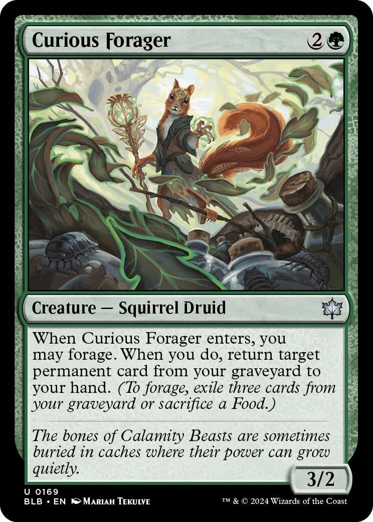 Image for Curious Forager (169) (Bloomburrow) - Magic: The Gathering