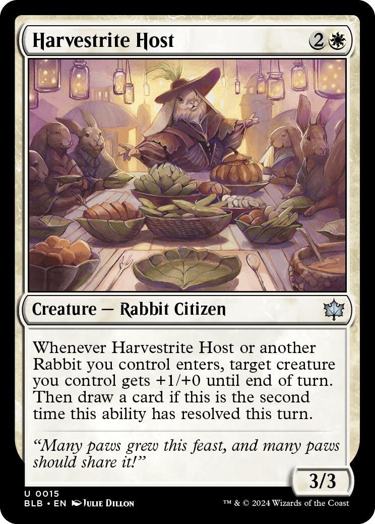 Image for Harvestrite Host (15) (Bloomburrow) - Magic: The Gathering