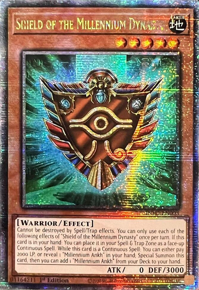 Image for Shield of the Millennium Dynasty (Quarter Century Secret Rare) (INFO-EN003) (INFO) - YuGiOh