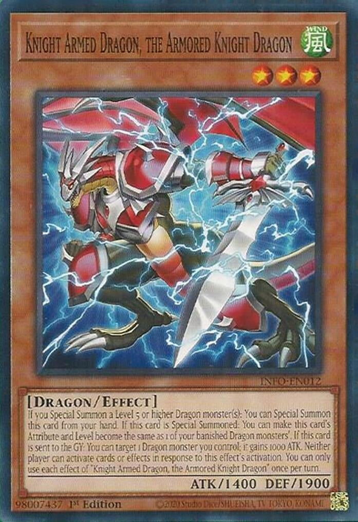 Image for Knight Armed Dragon, the Armored Knight Dragon (INFO-EN012) (INFO) - YuGiOh
