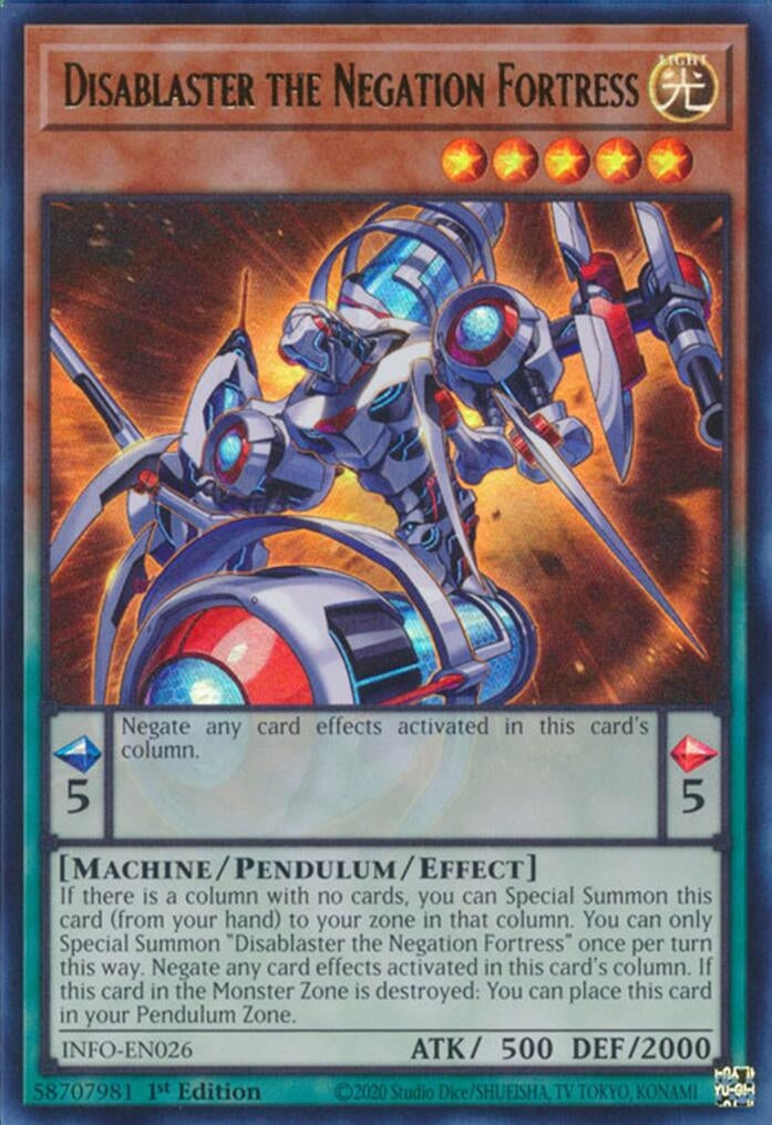 Image for Disablaster the Negation Fortress (INFO-EN026) (INFO) - YuGiOh