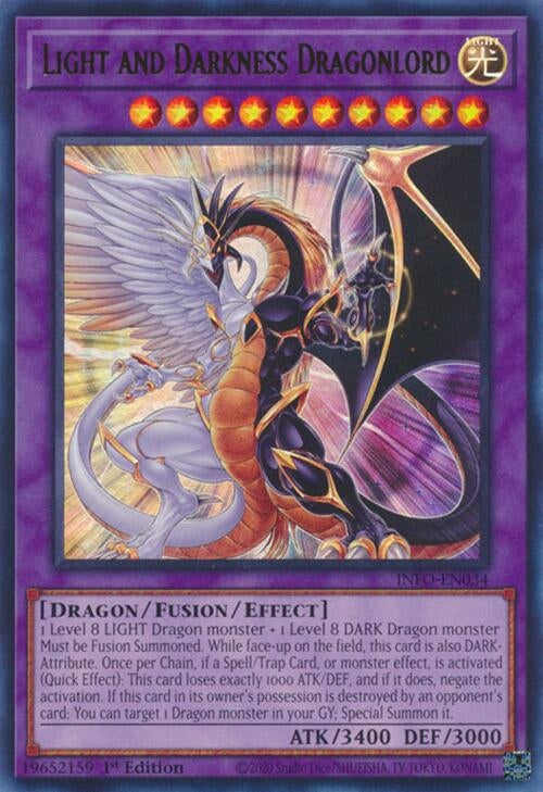 Image for Light and Darkness Dragonlord (INFO-EN034) (INFO) - YuGiOh