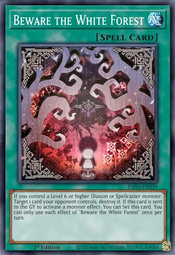 Image for Beware the White Forest (INFO-EN059) (INFO) - YuGiOh