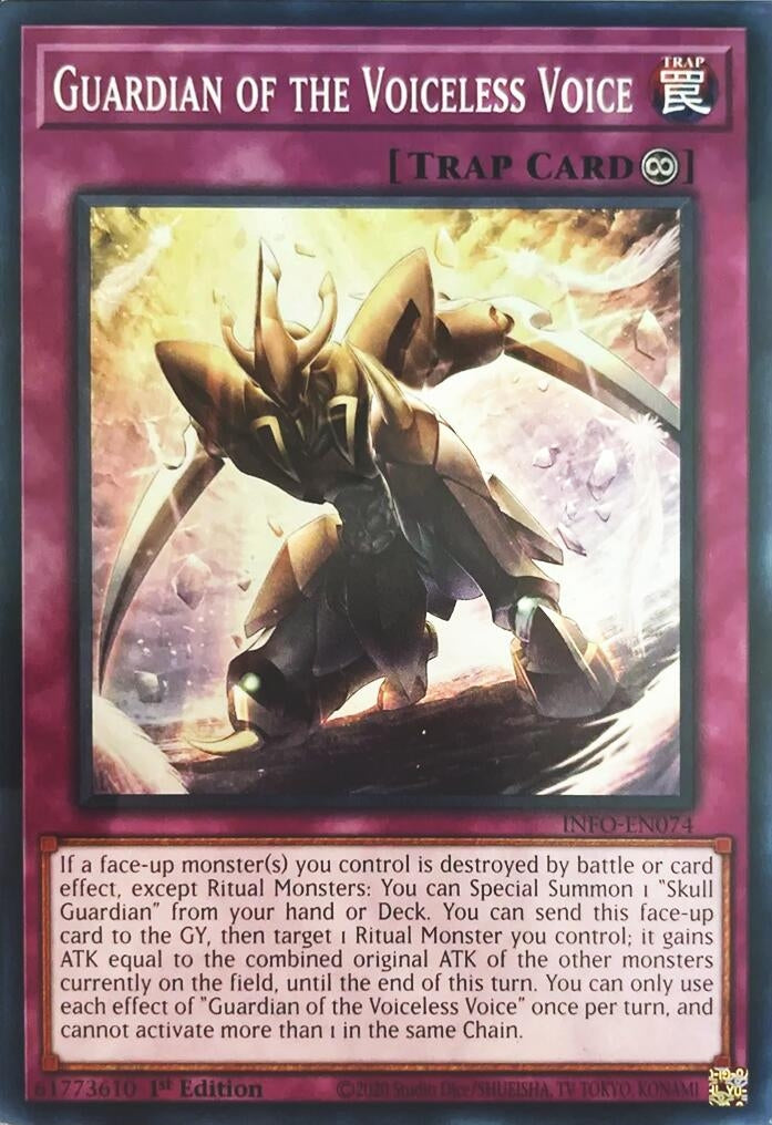 Image for Guardian of the Voiceless Voice (INFO-EN074) (INFO) - YuGiOh