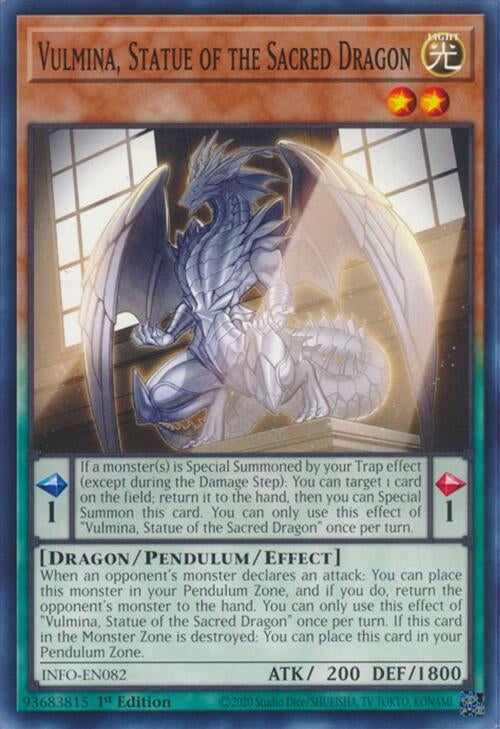 Image for Vulmina, Statue of the Sacred Dragon (INFO-EN082) (INFO) - YuGiOh