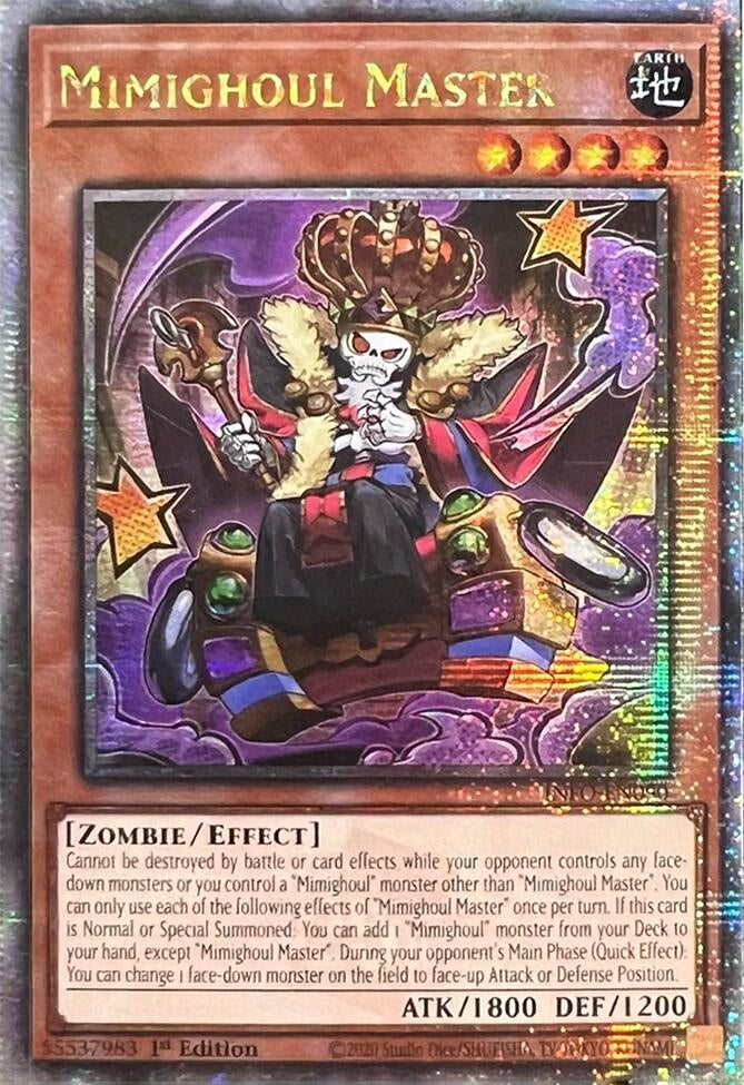 Image for Mimighoul Master (Quarter Century Secret Rare) (INFO-EN090) (INFO) - YuGiOh