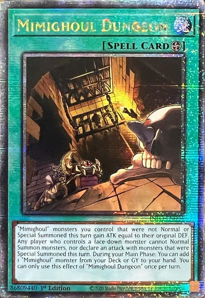Image for Mimighoul Dungeon (Quarter Century Secret Rare) (INFO-EN094) (INFO) - YuGiOh