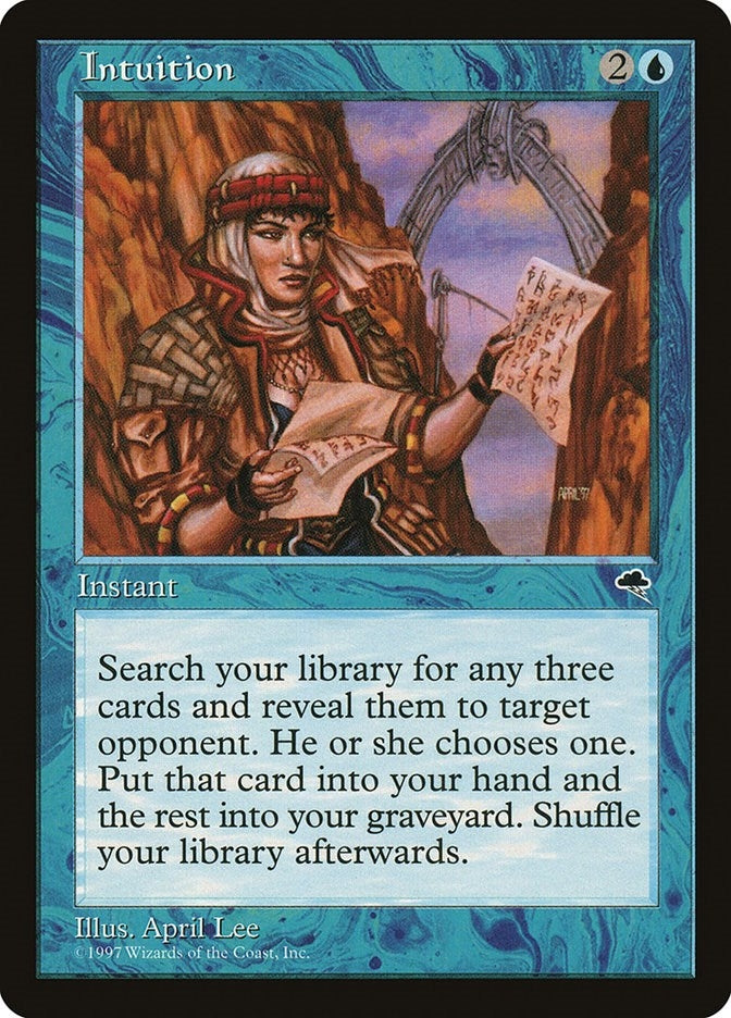 Image for Intuition (70) (Tempest) - Magic: The Gathering