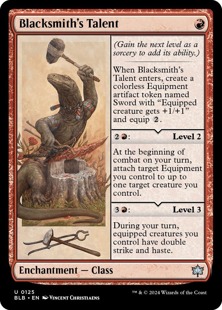 Image for Blacksmith's Talent (125) (Bloomburrow) - Magic: The Gathering