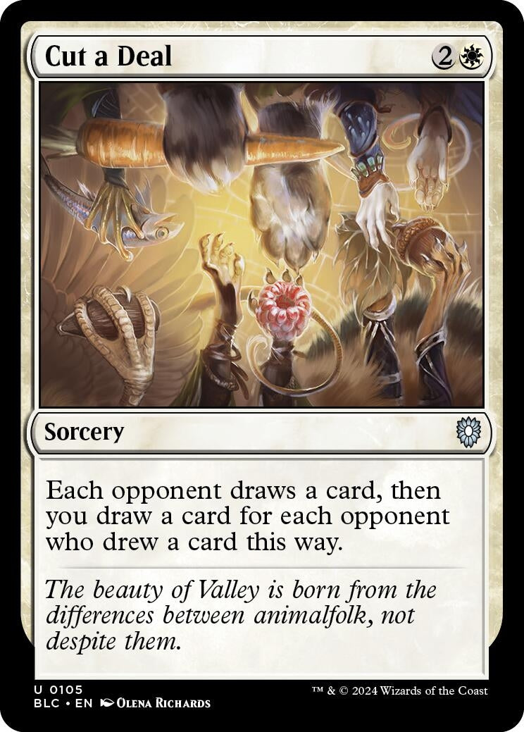Image for Cut a Deal (105) (Bloomburrow) - Magic: The Gathering