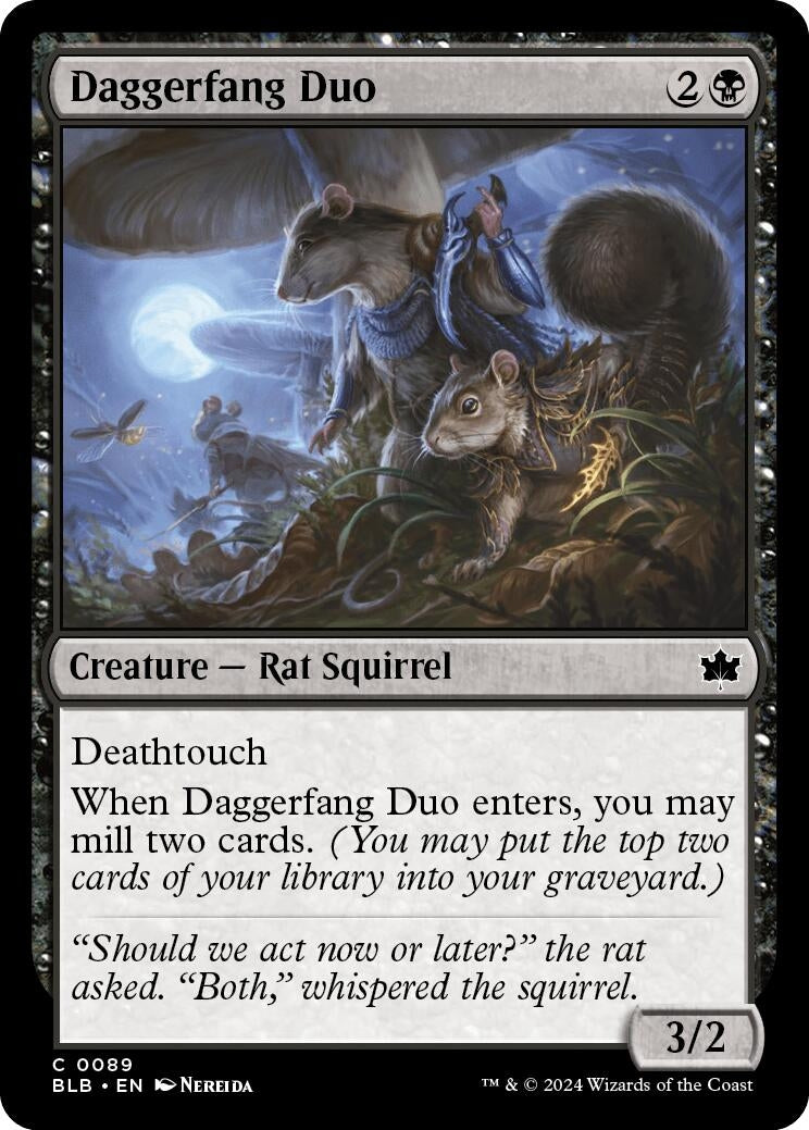 Image for Daggerfang Duo (89) (Bloomburrow) - Magic: The Gathering