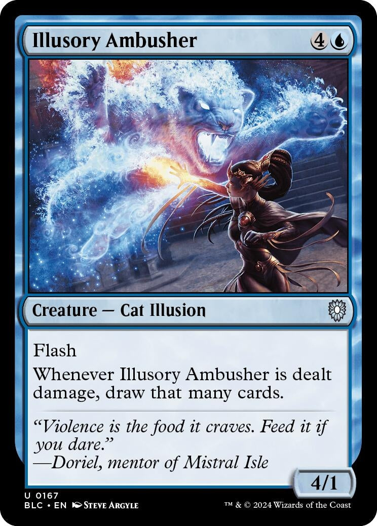 Image for Illusory Ambusher (167) (Bloomburrow) - Magic: The Gathering