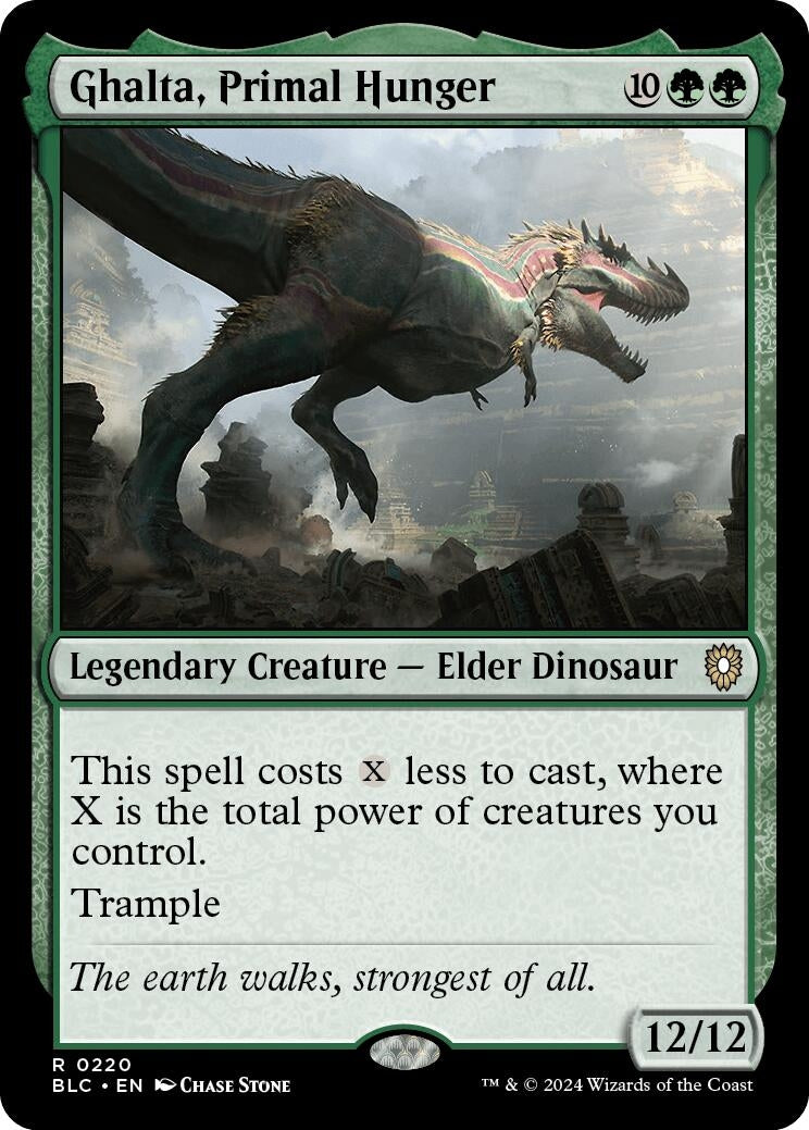 Image for Ghalta, Primal Hunger (220) (Bloomburrow) - Magic: The Gathering