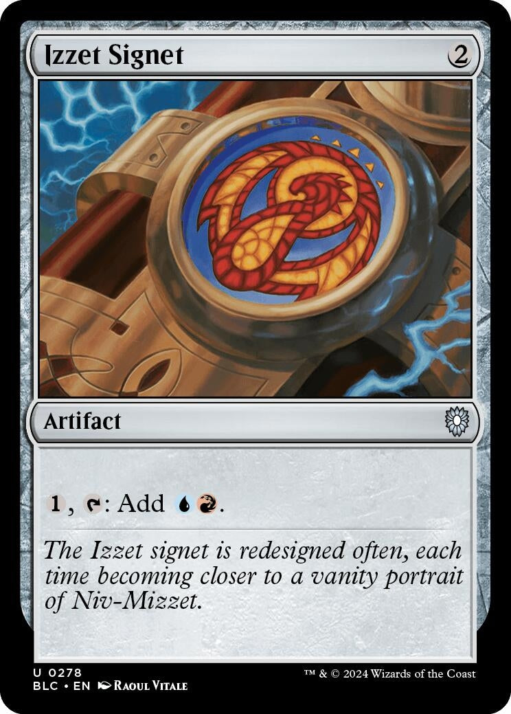 Image for Izzet Signet (278) (Bloomburrow) - Magic: The Gathering