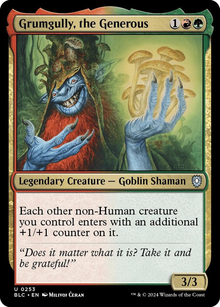 Image for Grumgully, the Generous (253) (Bloomburrow) - Magic: The Gathering