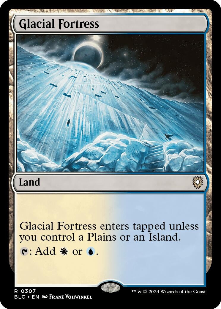 Image for Glacial Fortress (307) (Bloomburrow) - Magic: The Gathering