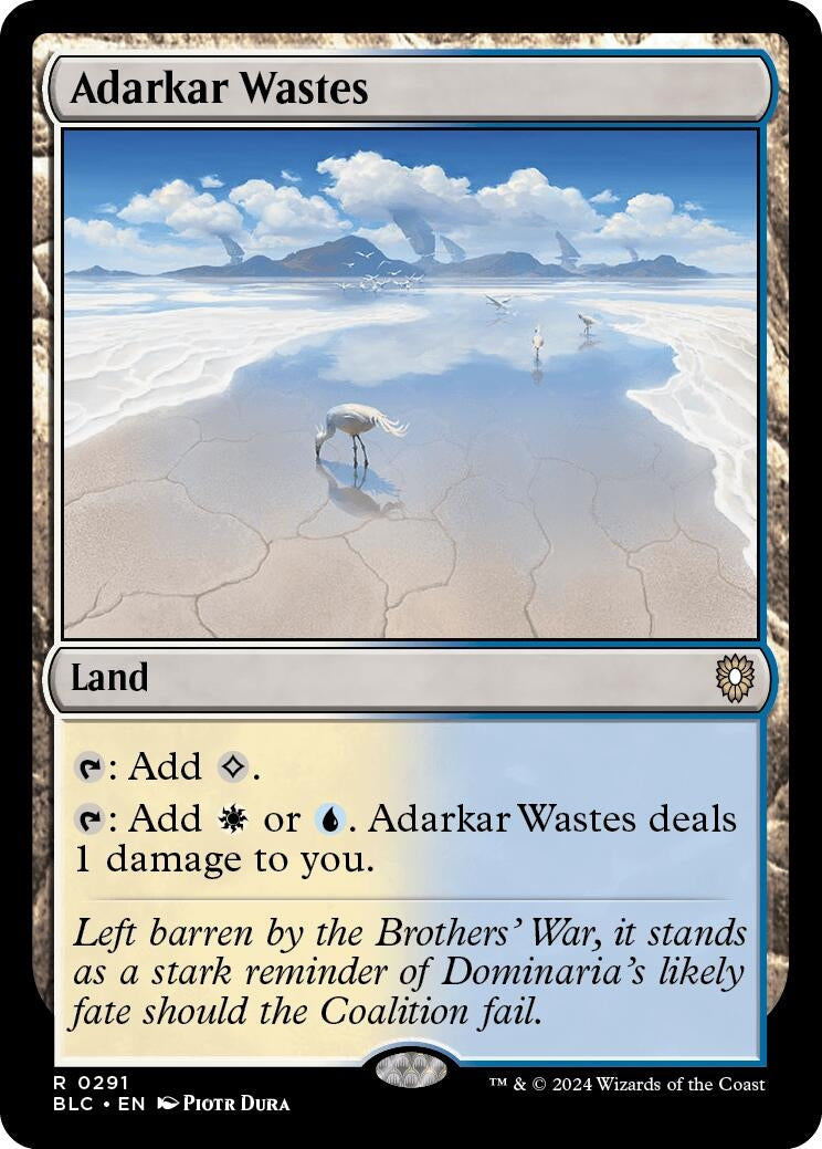 Image for Adarkar Wastes (291) (Bloomburrow) - Magic: The Gathering