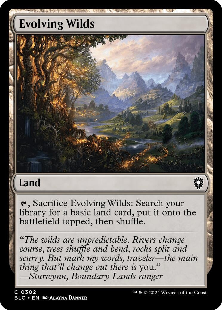 Image for Evolving Wilds (302) (Bloomburrow) - Magic: The Gathering