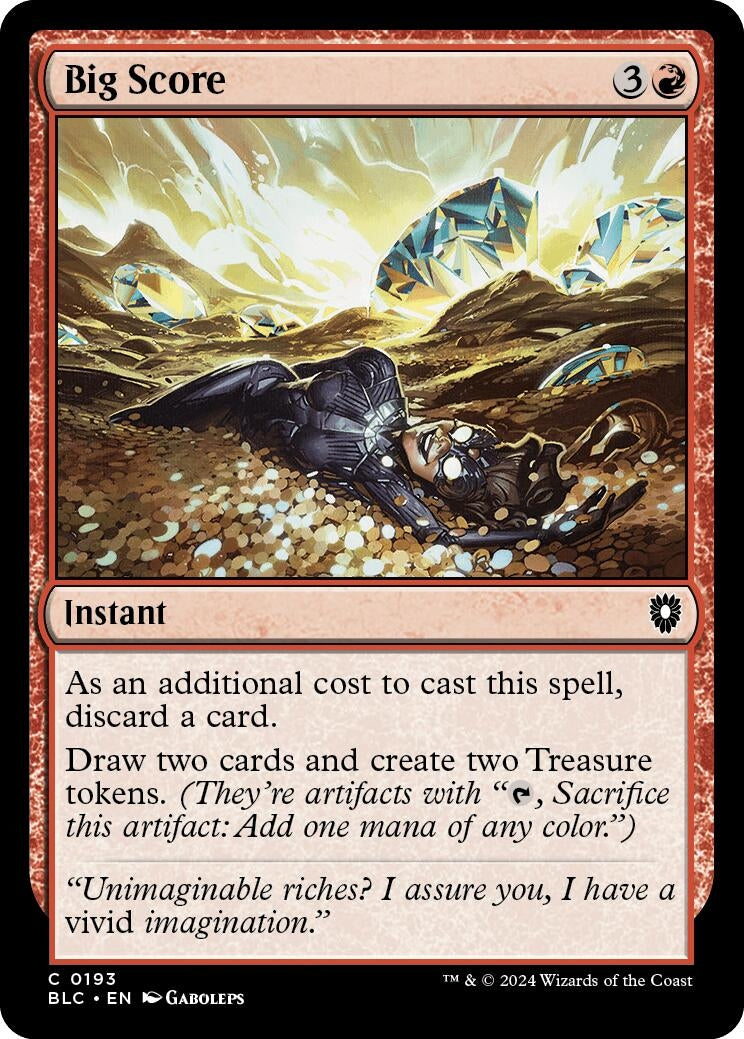 Image for Big Score (193) (Bloomburrow) - Magic: The Gathering