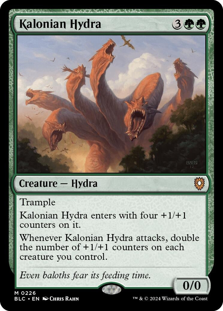 Image for Kalonian Hydra (226) (Bloomburrow) - Magic: The Gathering