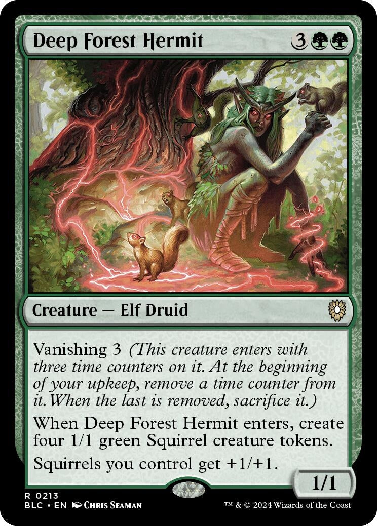 Image for Deep Forest Hermit (213) (Bloomburrow) - Magic: The Gathering