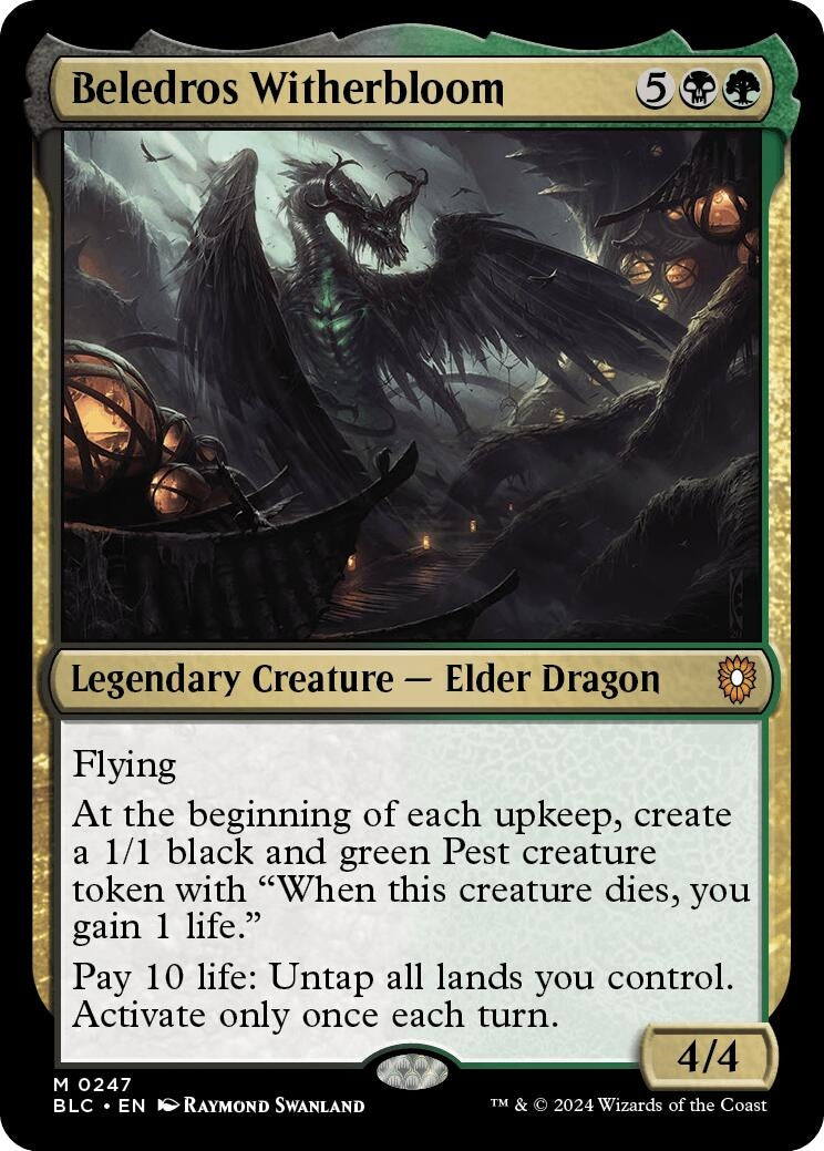 Image for Beledros Witherbloom (247) (Bloomburrow) - Magic: The Gathering