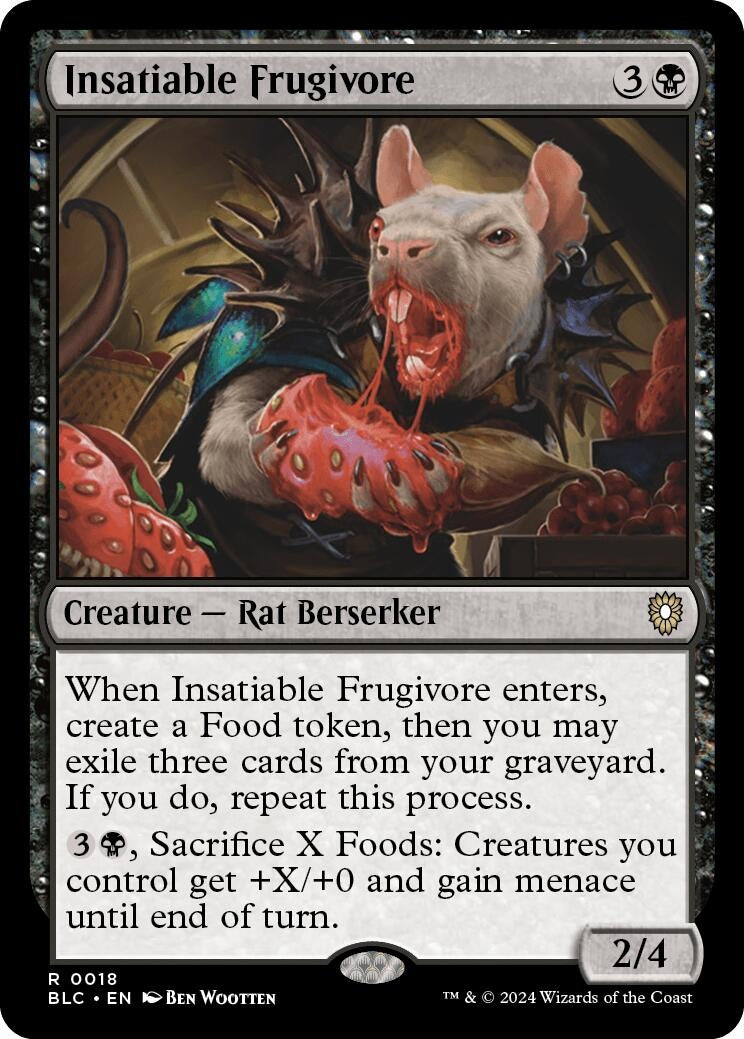 Image for Insatiable Frugivore (18) (Bloomburrow) - Magic: The Gathering