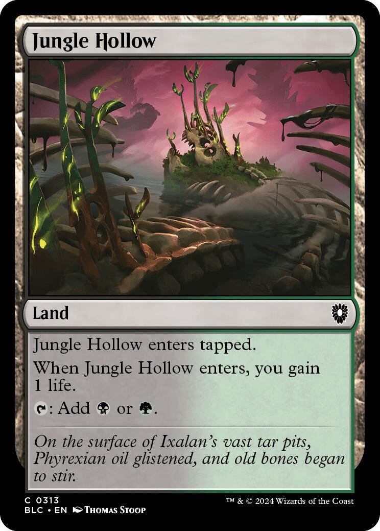 Image for Jungle Hollow (313) (Bloomburrow) - Magic: The Gathering