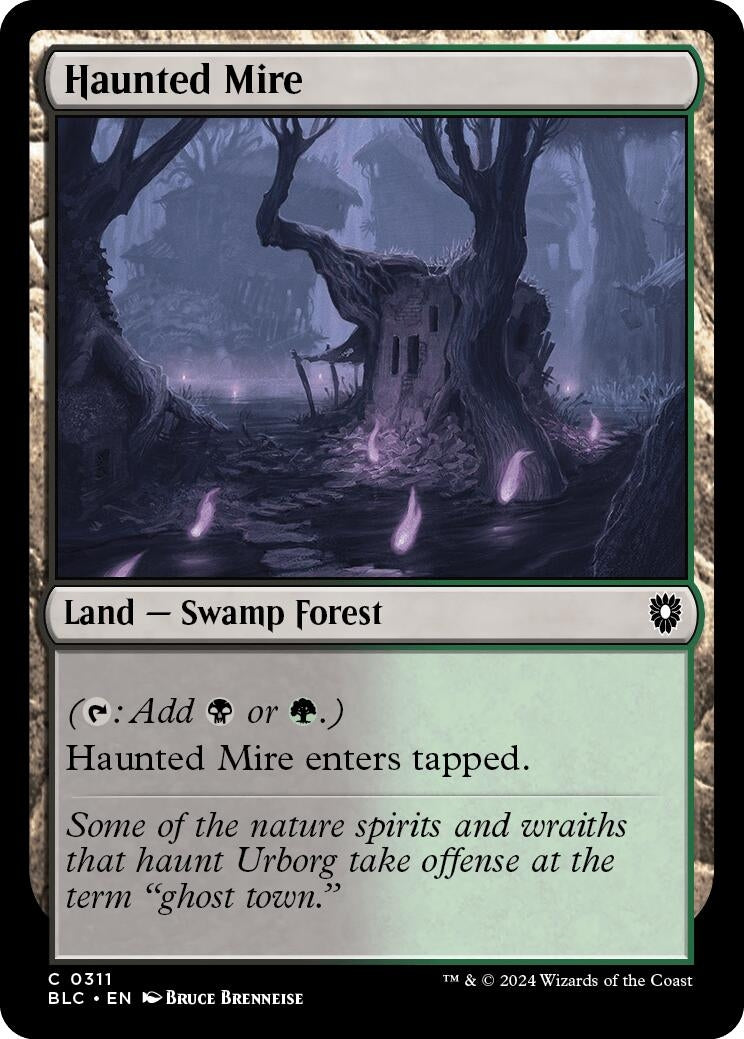 Image for Haunted Mire (311) (Bloomburrow) - Magic: The Gathering