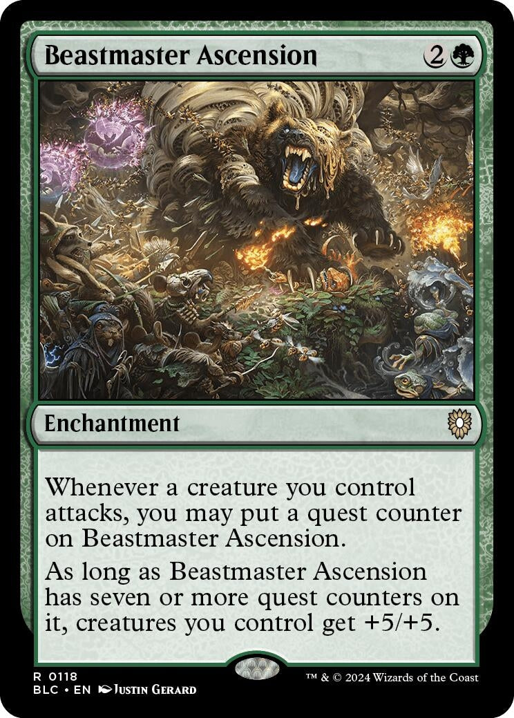 Image for Beastmaster Ascension (118) (Bloomburrow) - Magic: The Gathering