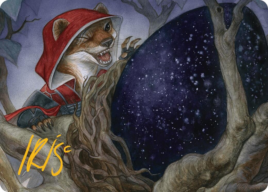 Image for Cruelclaw's Heist Art Card (Gold-Stamped Signature) (46) (Bloomburrow) - Magic: The Gathering