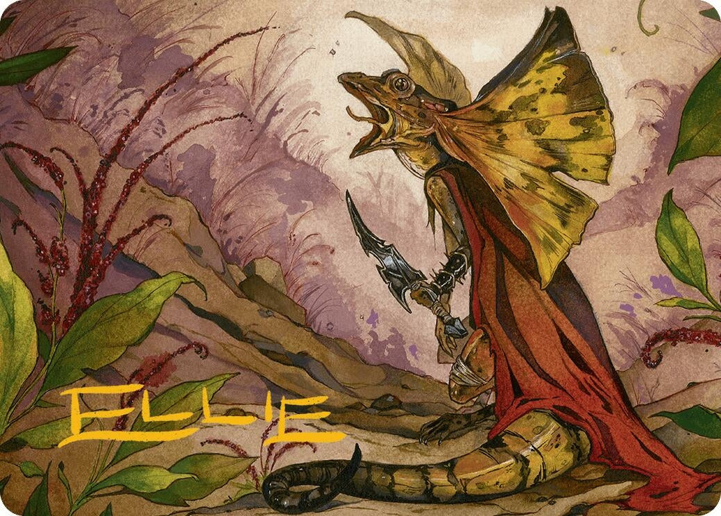 Image for Hired Claw Art Card (Gold-Stamped Signature) (39) (Bloomburrow) - Magic: The Gathering